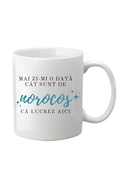 T&M Personalizare Cană personalizată - „Spune-mi din nou cât de norocos sunt ...