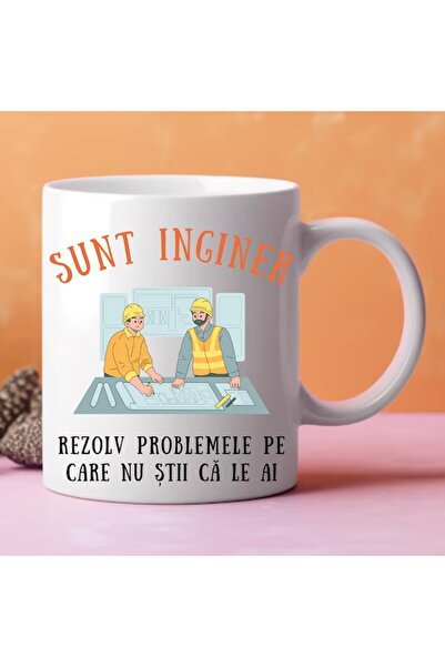 T&M Personalizare Personalized Mug - I'm an Engineer, white, 330 ml, v4