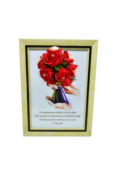 T&M Personalizare Tablou înrămat A4 (30x21 cm) - „Nu contează cine este în vi...