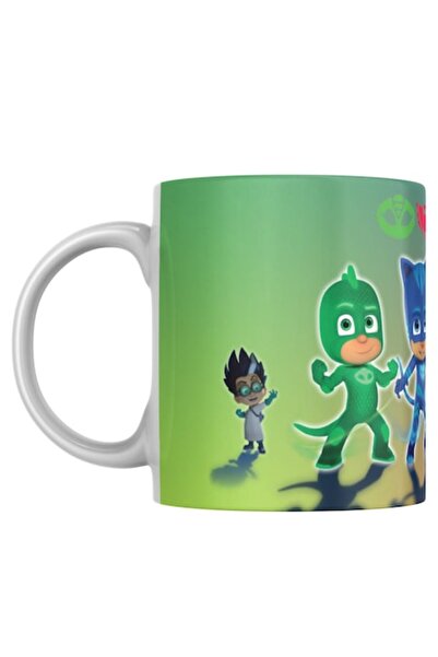 T&M Personalizare Cană personalizată - Eroi în pijamale, albă, 330 ml, v3
