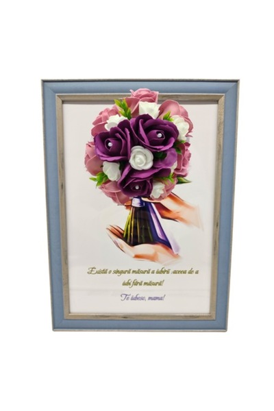 T&M Personalizare Tablou înrămat A4 (30x21 cm) - „Există o singură măsură a i...