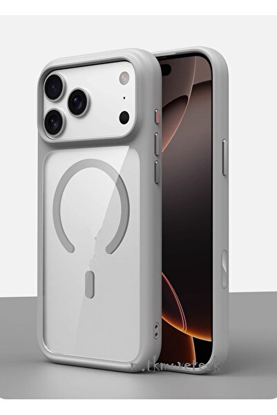 m.tk moveteck iPhone 17 Pro Max Kılıf Magsafe Wireless Şarj Özellikli Tam Koruma Renkli Sert Silikon Lansman Kapak
