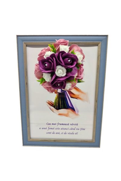 T&M Personalizare Tablou înrămat A4 (30x21 cm) - „Cea mai frumoasă vârstă a u...