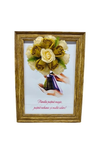 T&M Personalizare Print înrămat A4 (30x21 cm) - „Puțină magie, puțină nebunie...