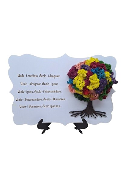 T&M Personalizare Tablou A4 din lemn conturat multiform (30x21 cm) - „Unde es...