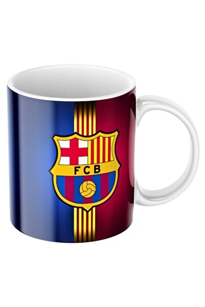 T&M Personalizare Cană Barcelona Football Club, suporter de fotbal, albă (v2)