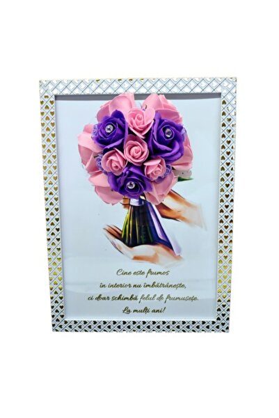 T&M Personalizare Tablou înrămat A4 (30x21 cm) - „Frumosul interior nu îmbătr...