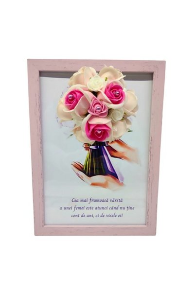 T&M Personalizare Tablou înrămat A4 (30x21 cm) - „Cea mai frumoasă vârstă a u...
