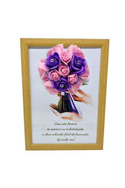 T&M Personalizare Tablou înrămat A4 (30x21 cm) - „Cele frumoase din interior ...