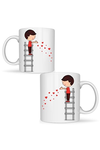 T&M Personalizare Cană personalizată „Cuplu1”, Ziua Îndrăgostiților, albă, 33...