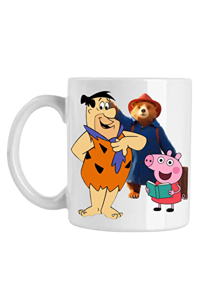OEM Paddington Flintstone Peppa Pig Purcelus mug