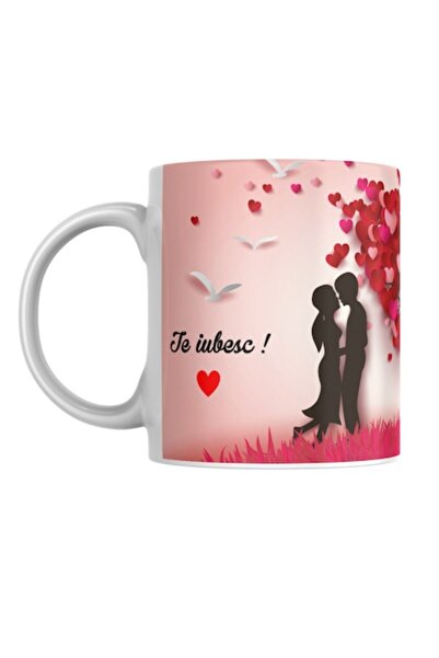 T&M Personalizare Cană personalizată „Te iubesc!” v1, Dragobete / Ziua Îndrăg...