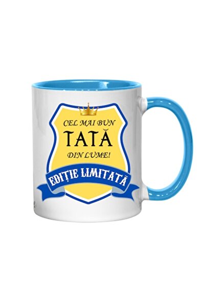 T&M Personalizare Cană personalizată - „Cel mai bun tată din lume!” Interior ...