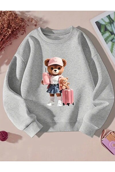 No Plan Розова блуза с принт за момичета