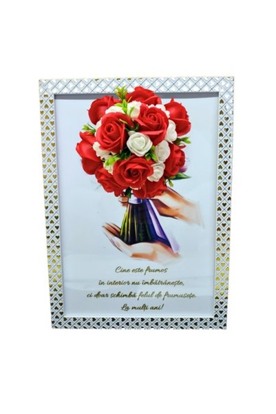 T&M Personalizare Tablou înrămat A4 (30x21 cm) – „Frumoasele din interior nu ...
