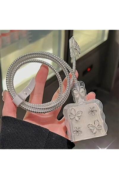 MustCase 18W/20W/25W Uyumlu Şarj Kılıfı – Örme Kablo Toparlayıcı, Kablo Koruy...