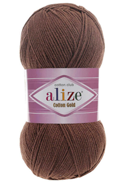 Alize Cotton Gold Dark Brown 5 Pieces Color: 493