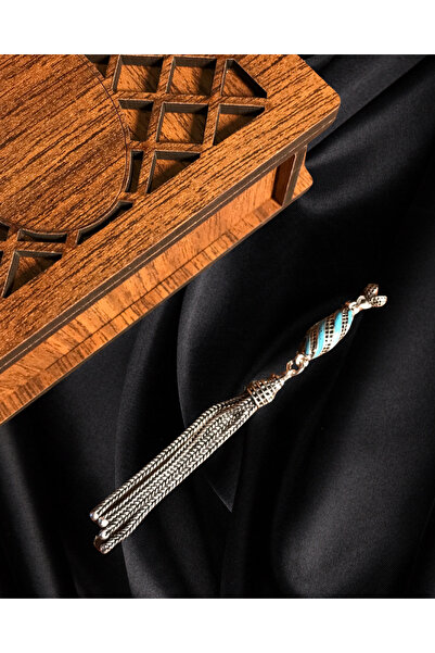 Erbab i Kehribar 925 Ayar Gümüş Tesbih Püskülü