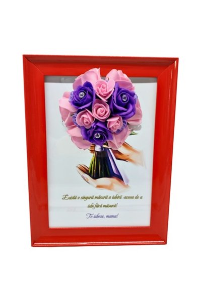 T&M Personalizare Tablou înrămat A4 (30x21 cm) - Există o singură măsură a iu...
