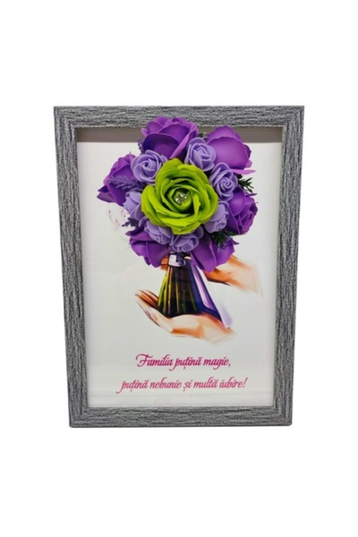 T&M Personalizare Tablou înrămat A4 (30x21 cm) - „Puțină magie, puțină nebuni...