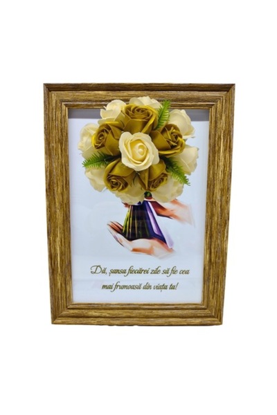 T&M Personalizare Tablou înrămat A4 (30x21 cm) - Dă fiecărei zile șansa de a ...