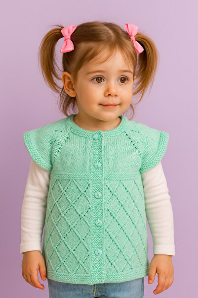 HAPPY HANDMADE سترة للأطفال من عمر 1-2 سنة/هدية للأطفال