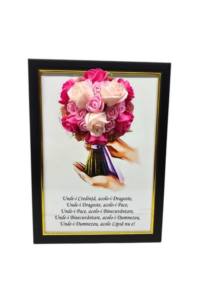 T&M Personalizare Tablou înrămat A4 (30x21 cm) - Binecuvântarea Căminului - v...