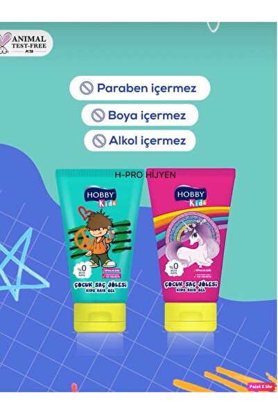 Hobby KIDS JÖLELER 150 ML X 2 ADET, SAÇLAR OKULA HAZIR SERİSİ
