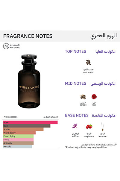 Louis Vuitton Ombre Nomade - Eau de Parfum,100ml