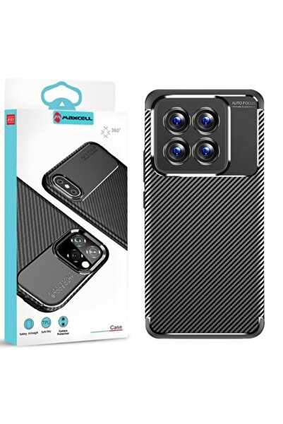 Xiaomi Carcasă AutoFocus pentru Redmi Note 14 Pro 4G, textură carbon, TPU, ne...