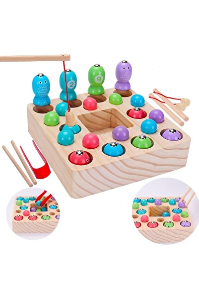 adventure game لعبة صيد السمك خشب مغناطيس