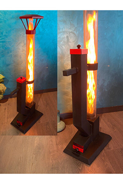 Tezel Ticaret Füze Roket Pelet Sobası YAKIT VE ZAMAN AYARLI Tekerli RENGARENK...