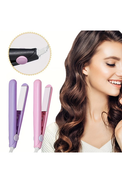 Marsilyan Travel Type Mini Hair Straightener Ceramic Tip Flat Iron (4940)