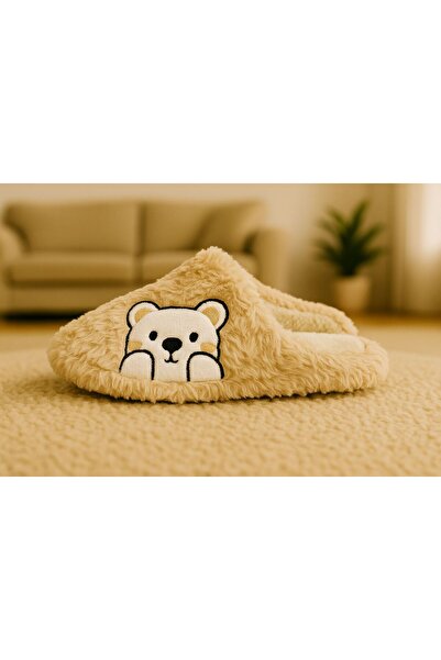 ALB TERLİK AYAKKABI SAN. TİC. LTD. ŞTİ. Ayı Figürlü Kadın Peluş Ev Terliği – ...