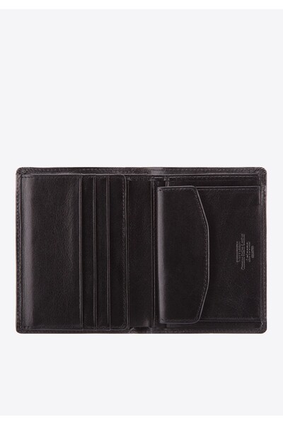Wittchen Men's Leather Wallet Small Black Leather