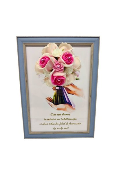 T&M Personalizare Înrămat A4 (30x21 cm) - „Frumos pe dinăuntru nu îmbătrâneșt...