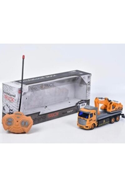 CREATIVE Intervention Remote Control Vehicle with Excavator for Kids 3+, 1:48 Scale, 20 cm, Orange-Grey