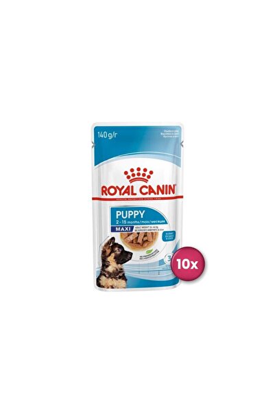 Royal Canin Maxi Puppy Büyük Irk Yavru Köpekler İçin Parça Etli Yaş Mama 140 ...