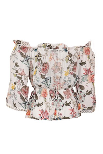 ONLY Peacock Woven White Blouse - XS, White, 100% Viscose