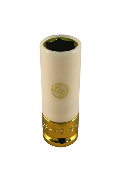 CHICAGO PNEUMATIC Deep impact socket, hexagonal, 19 mm, 1/2" square drive — S419MWP