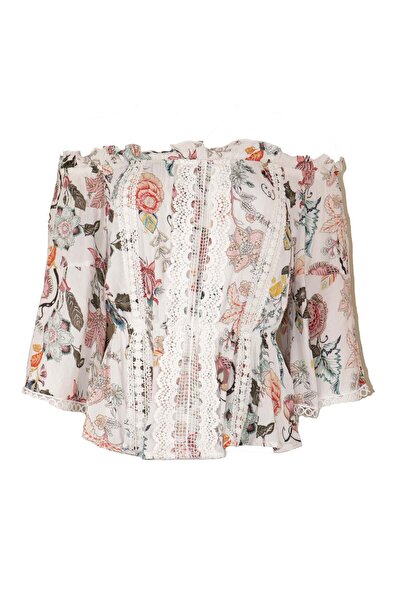 ONLY Peacock Woven White Blouse - XS, White, 100% Viscose