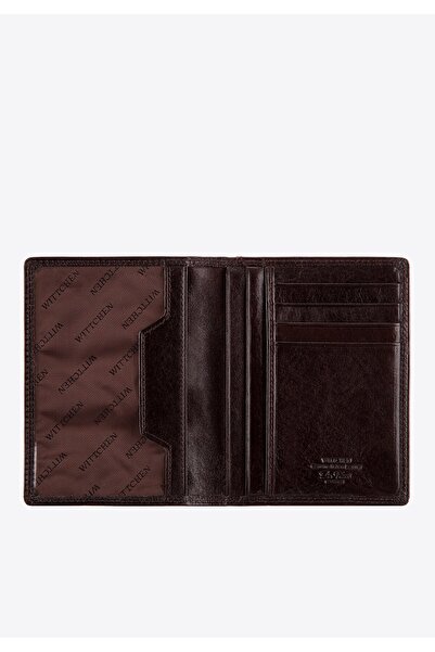 Wittchen Geantă de documente din piele pentru bărbați, clasică, maro, din piele