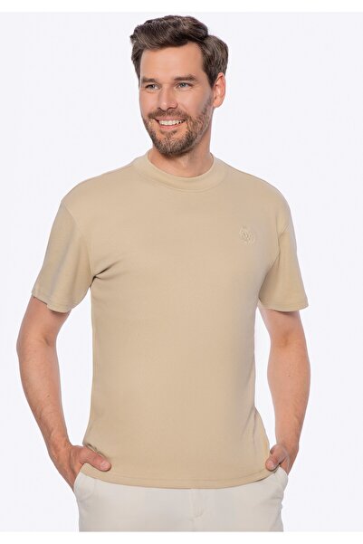 Wittchen Tricou bărbătesc din bumbac bej