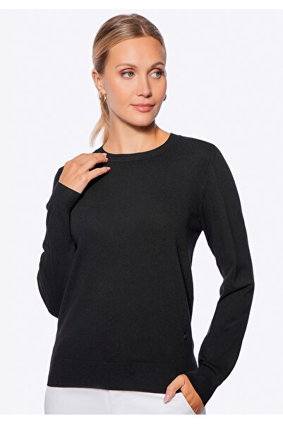 Wittchen Pulover de damă din viscoză și nailon, negru, viscoză neagră