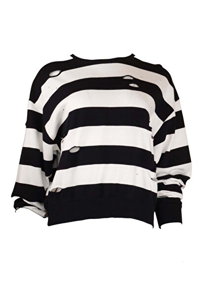 ONLY Bluză Emo Creme - S, Negru, 100% bumbac