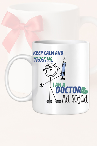 Ver-O Baskı Designed Mug Cup Gift Hospital Doctor Nurse Mug Cup