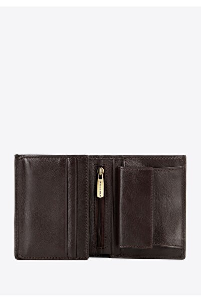 Wittchen Men's Small Men's Wallet Made of Genuine Leather Brown Brown Genuine...