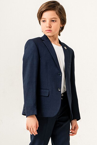 carino's kids Boy's Suit with Linen Jacket