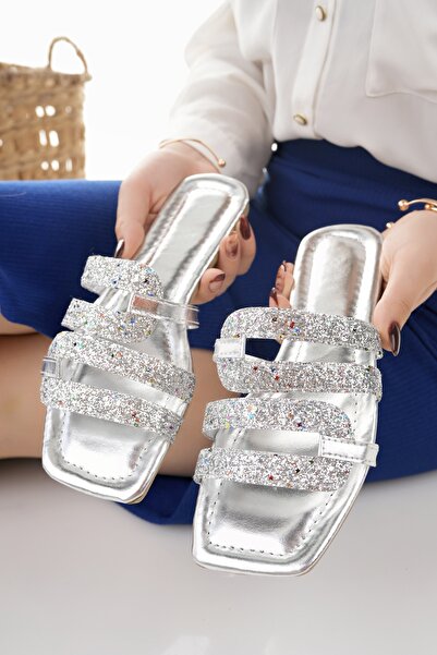 Modafırsat Γυναικείες παντόφλες Κομψές παντόφλες για την παραλία, καλοκαιρινές καθημερινές παντόφλες για το σπίτι