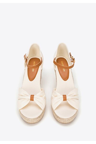 Wittchen Women's Espadrilles with Bow at Front - Synthetic Material